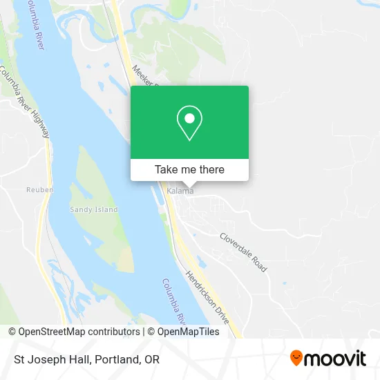 St Joseph Hall map