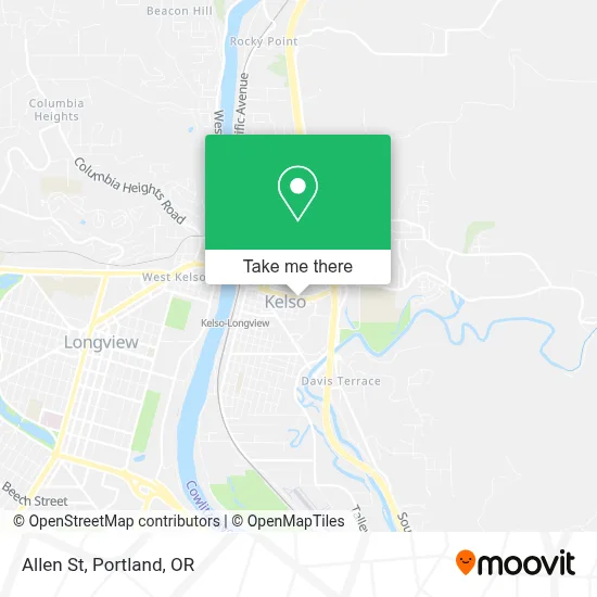 Allen St map