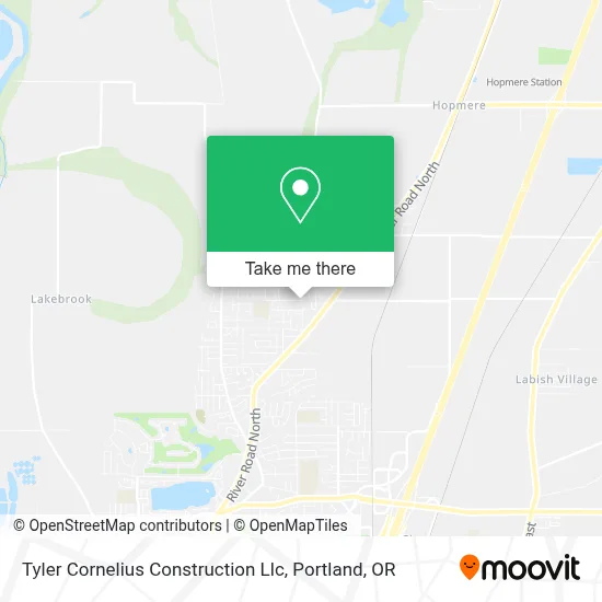 Tyler Cornelius Construction Llc map