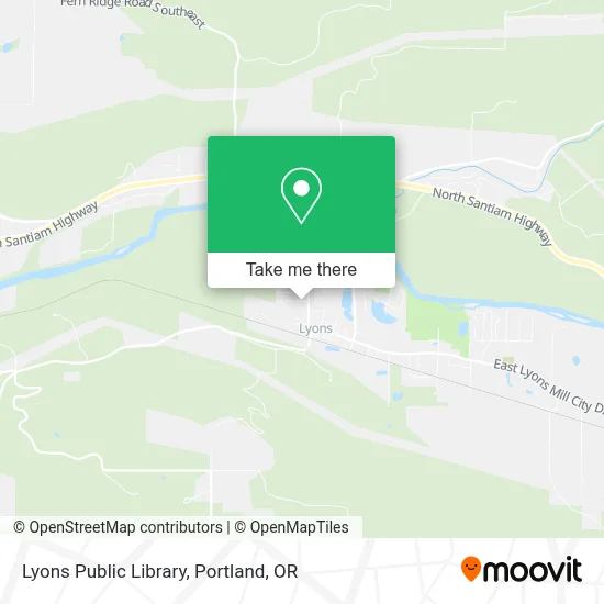 Lyons Public Library map