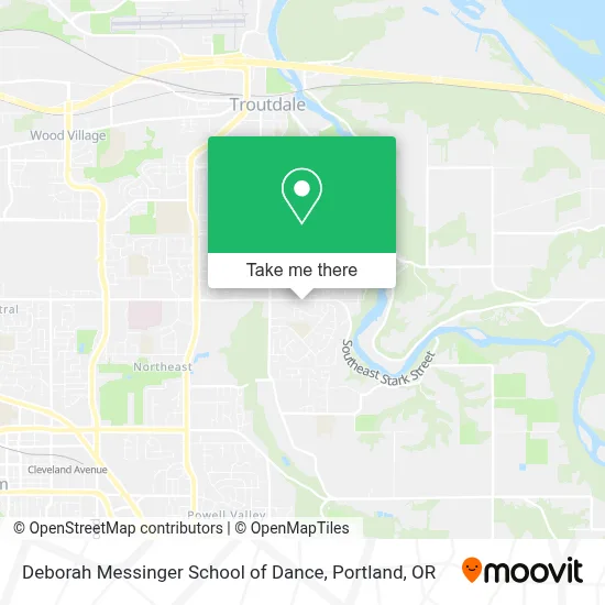 Deborah Messinger School of Dance map