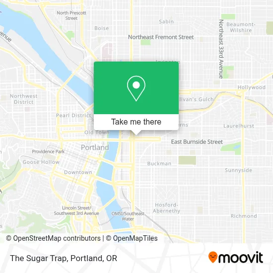 The Sugar Trap map