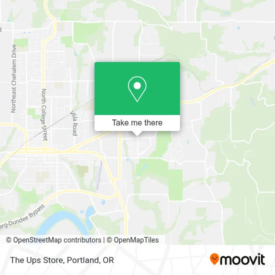 The Ups Store map