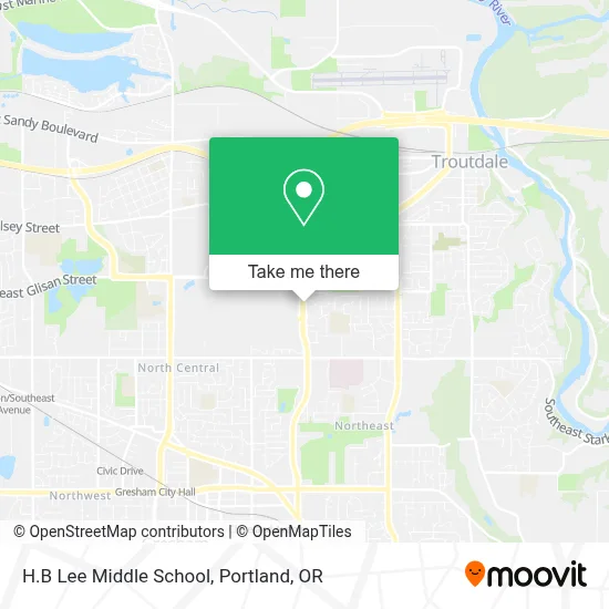 H.B Lee Middle School map