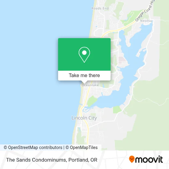 The Sands Condominums map