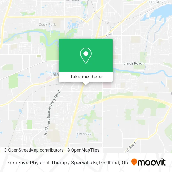 Proactive Physical Therapy Specialists map