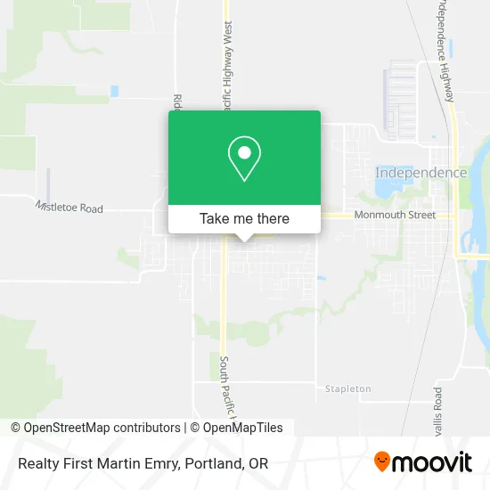 Realty First Martin Emry map