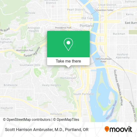 Scott Harrison Ambruster, M.D. map
