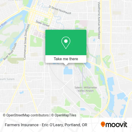 Farmers Insurance - Eric O'Leary map