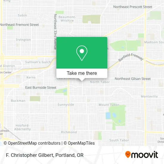 F. Christopher Gilbert map