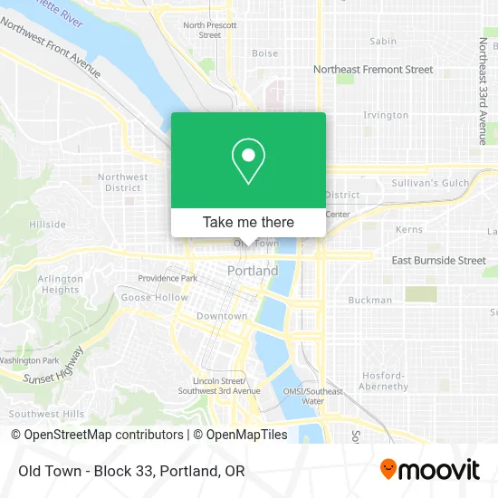 Old Town - Block 33 map
