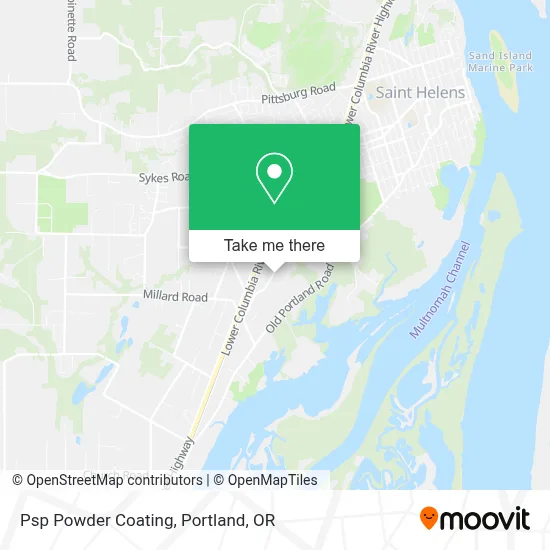 Psp Powder Coating map