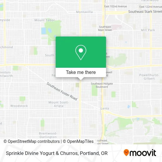 Sprinkle Divine Yogurt & Churros map