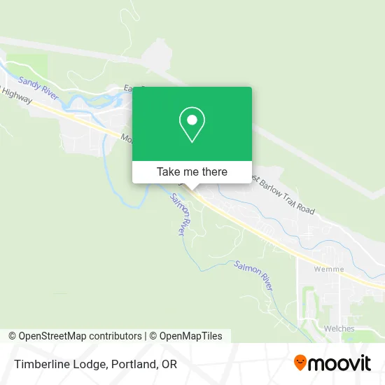 Timberline Lodge map