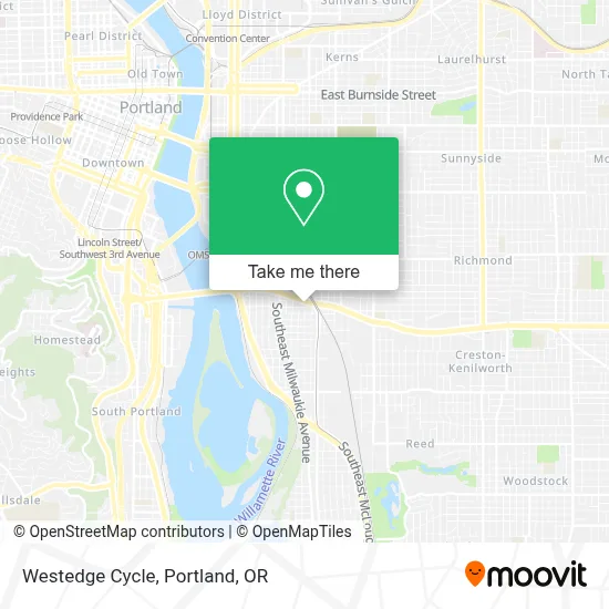 Westedge Cycle map
