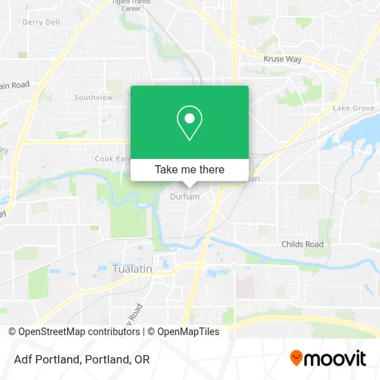 Adf Portland map