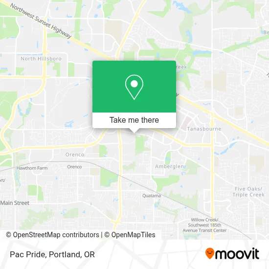 Pac Pride map