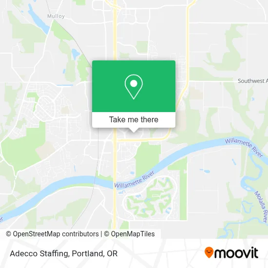 Adecco Staffing map