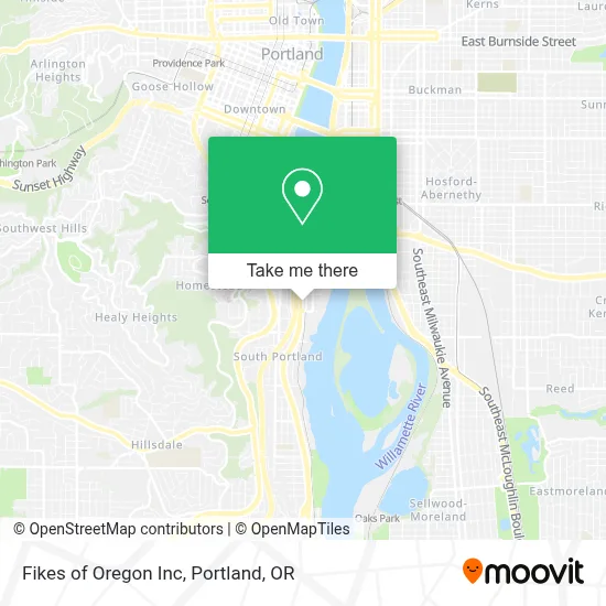 Fikes of Oregon Inc map