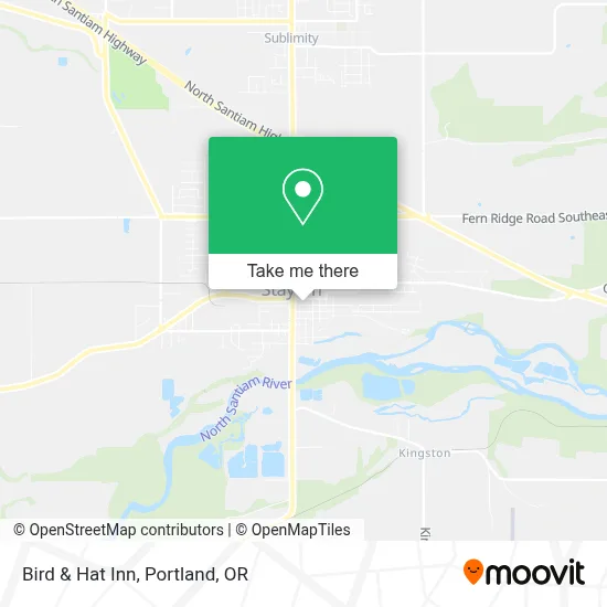Bird & Hat Inn map