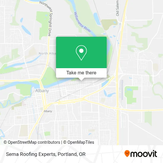 Sema Roofing Experts map