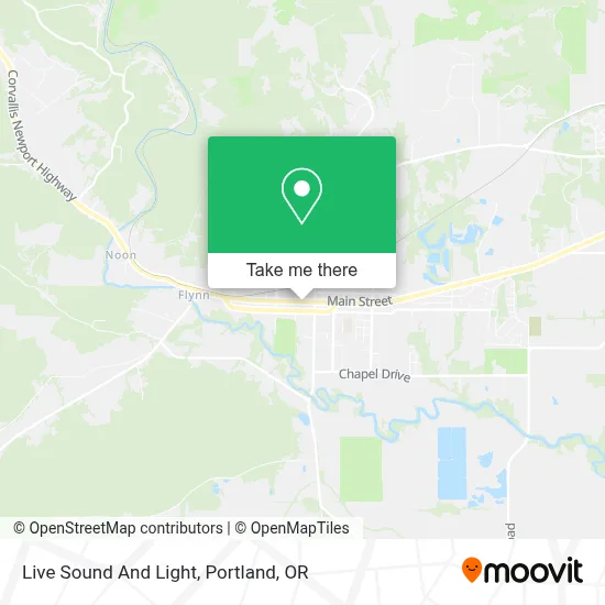 Live Sound And Light map