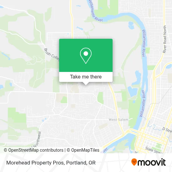Morehead Property Pros map