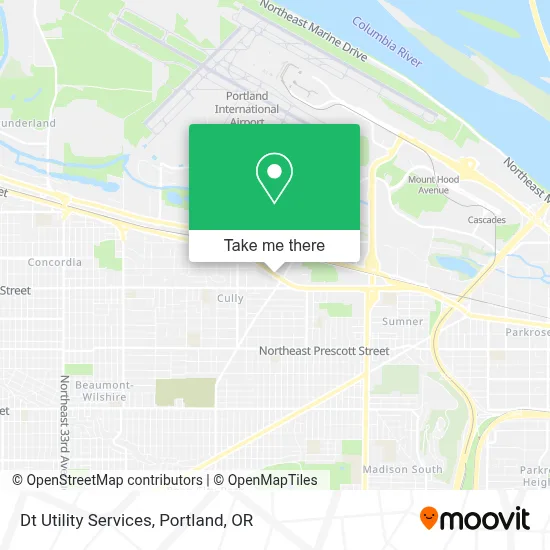 Dt Utility Services map