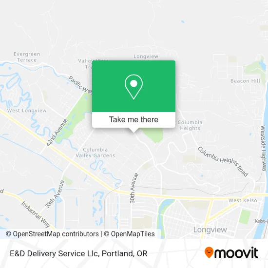 E&D Delivery Service Llc map