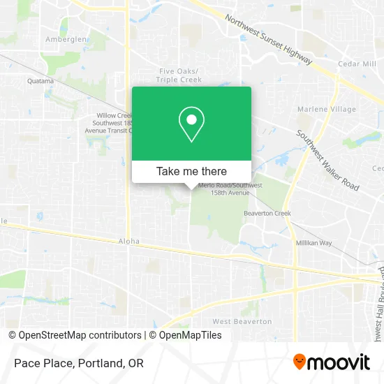 Pace Place map