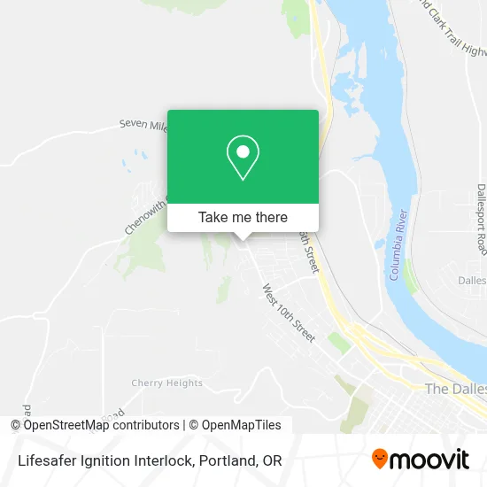 Lifesafer Ignition Interlock map
