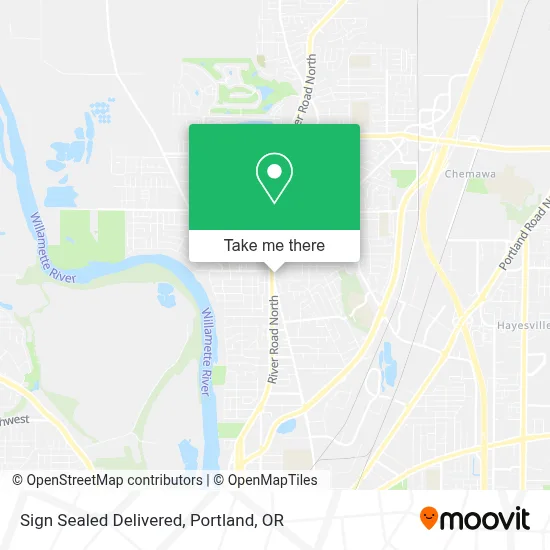 Sign Sealed Delivered map