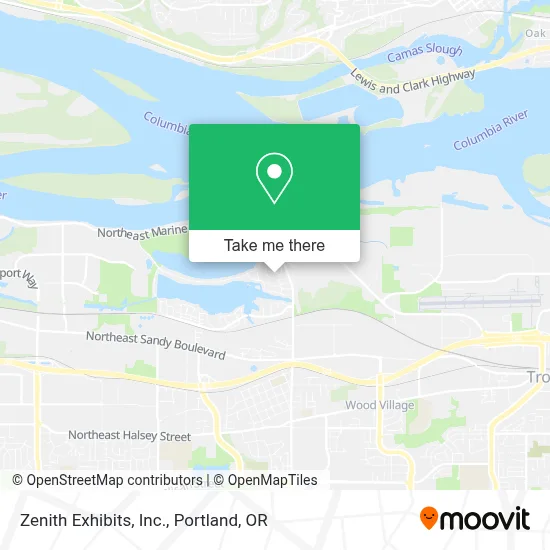 Zenith Exhibits, Inc. map
