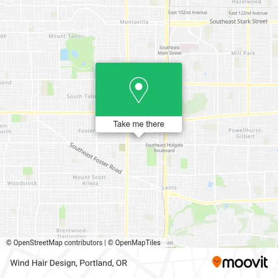 Wind Hair Design map