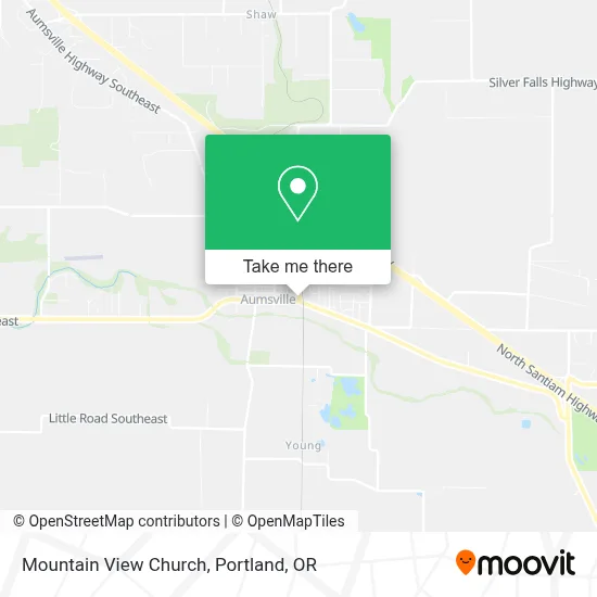 Mountain View Church map