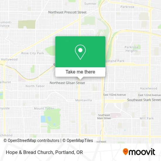 Hope & Bread Church map