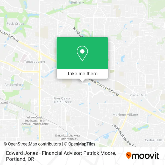 Edward Jones - Financial Advisor: Patrick Moore map