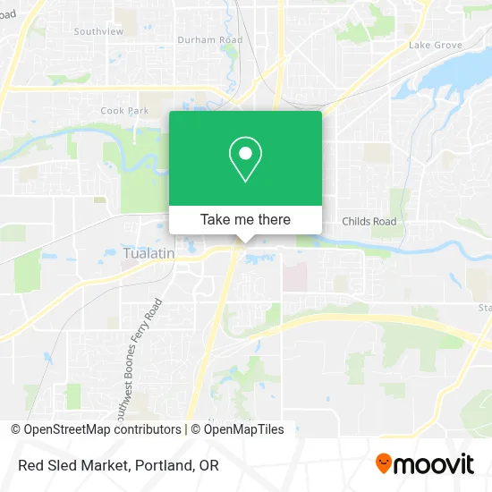 Red Sled Market map