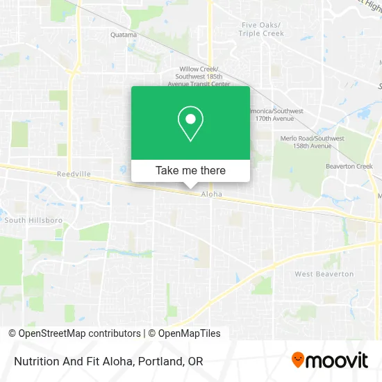 Nutrition And Fit Aloha map