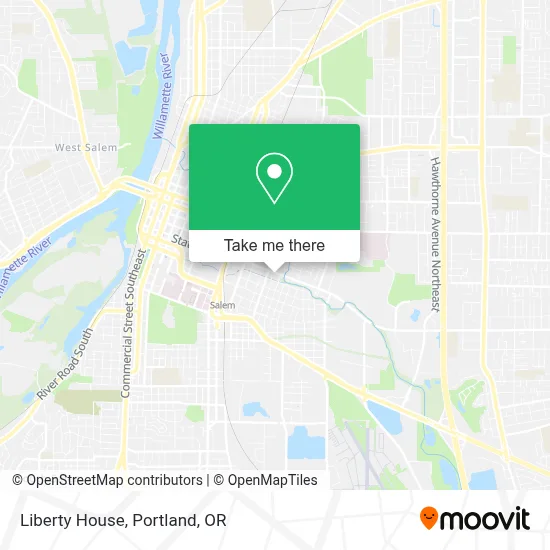Liberty House map