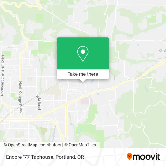 Encore '77 Taphouse map