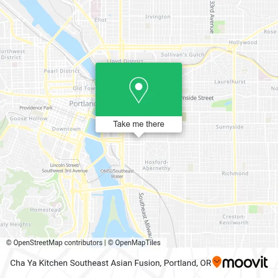Cha Ya Kitchen Southeast Asian Fusion map