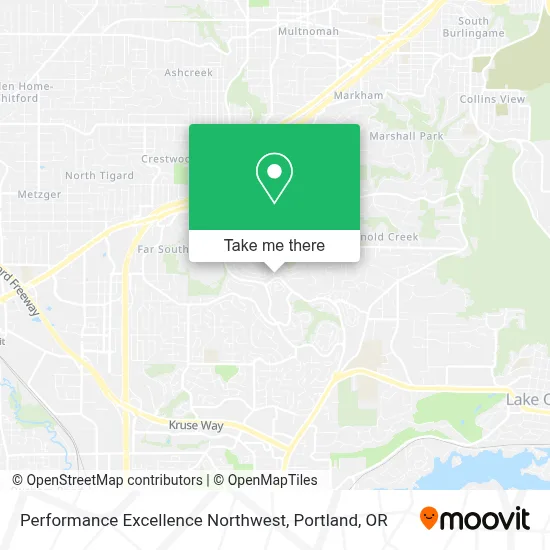 Performance Excellence Northwest map