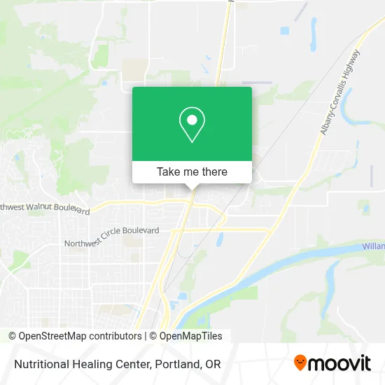 Nutritional Healing Center map