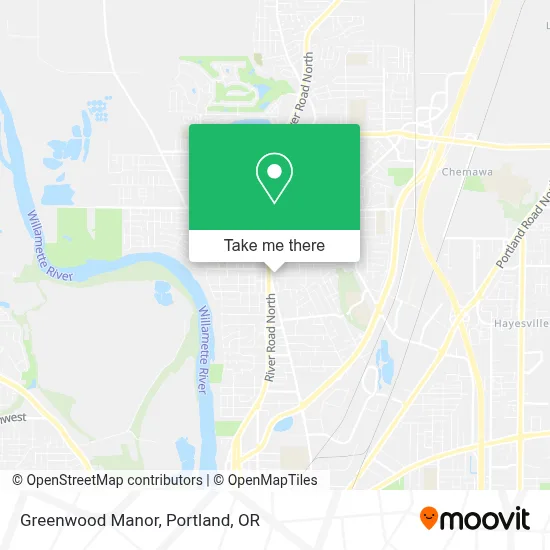 Greenwood Manor map