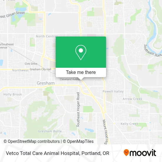 Vetco Total Care Animal Hospital map