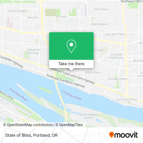 State of Bliss map