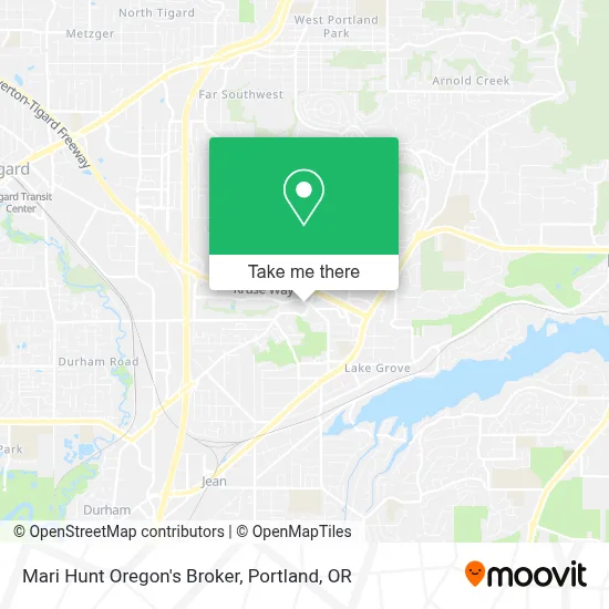 Mari Hunt Oregon's Broker map