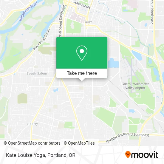 Kate Louise Yoga map
