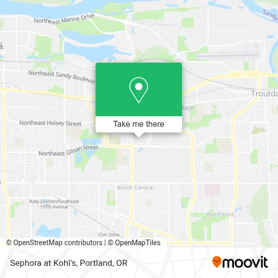 Sephora at Kohl's map